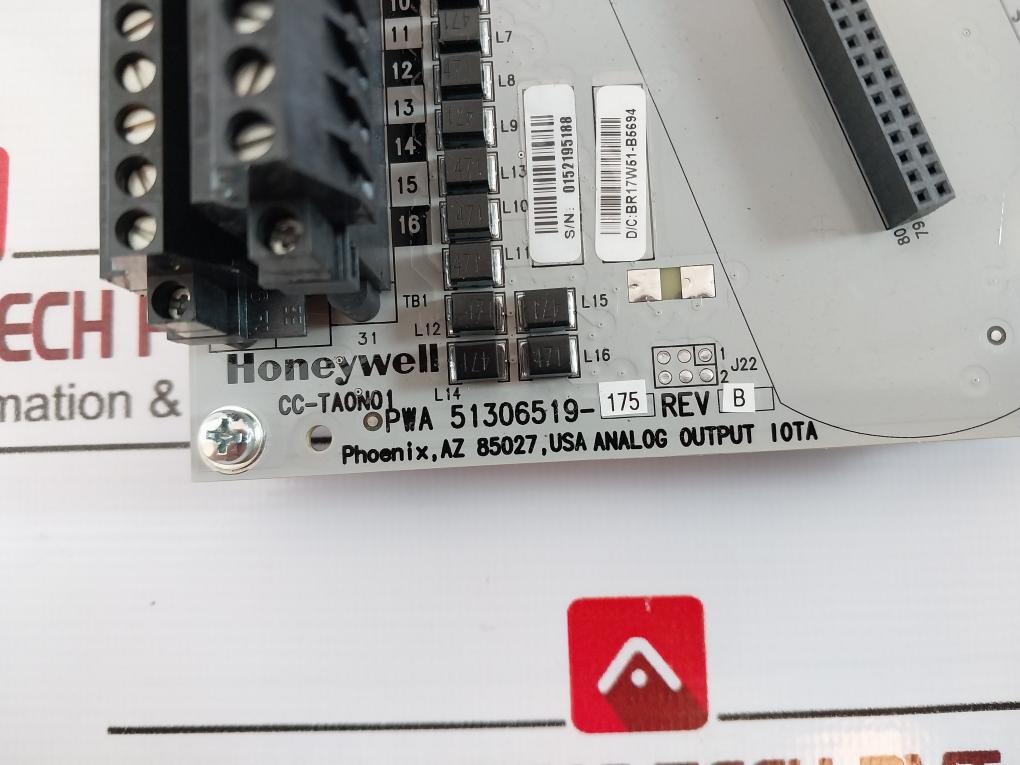 Honeywell Cc-taon01 Analog Output I0Ta Pwa 51306519-175 Rev. B