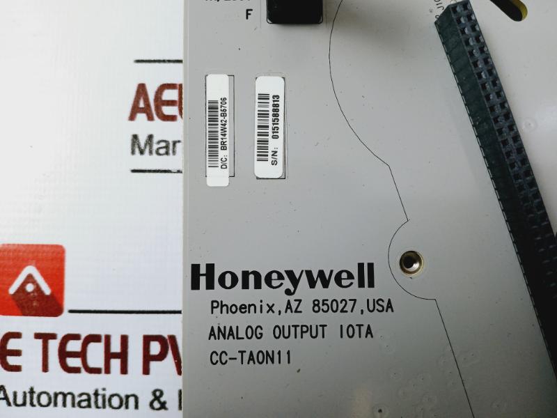 Honeywell Cc-taon11 Analog Output Iota Module 94V-0, E108467 Rev. B Pwb 51306520