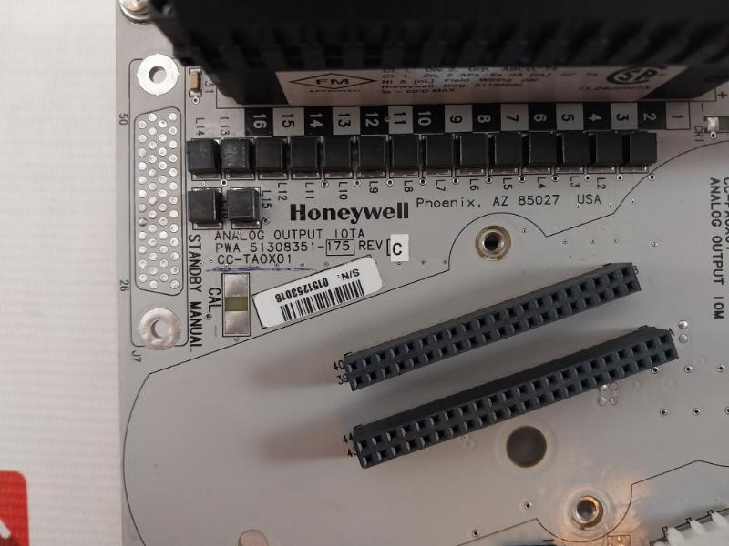 Honeywell Cc-taox01 Analog Output Module Pwa 51308351-175 Rev: C