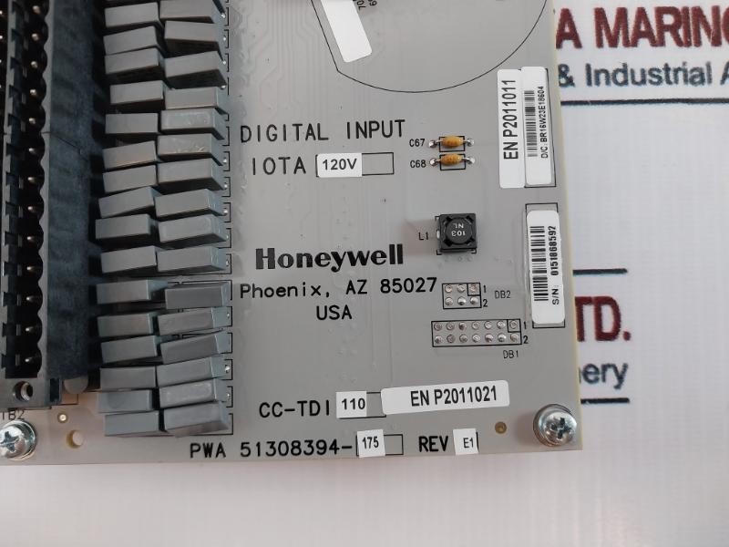 Honeywell Cc-tdi110 Digital Input Module Iota 120V Pwa 51308394-175