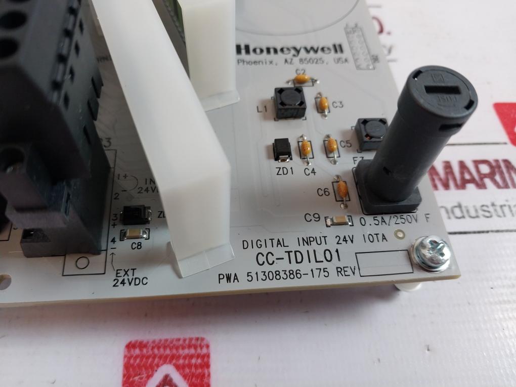 Honeywell 51308386-175 Digital Input Iota Module Cc-tdil01 24V 0.5A/250V Rev. C