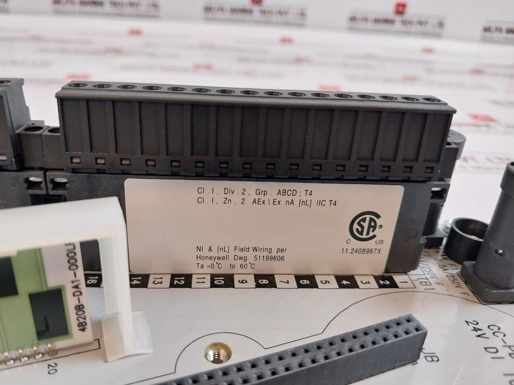 Honeywell 51308386-175 Digital Input Iota Module Cc-tdil01 24V 0.5A/250V Rev. C