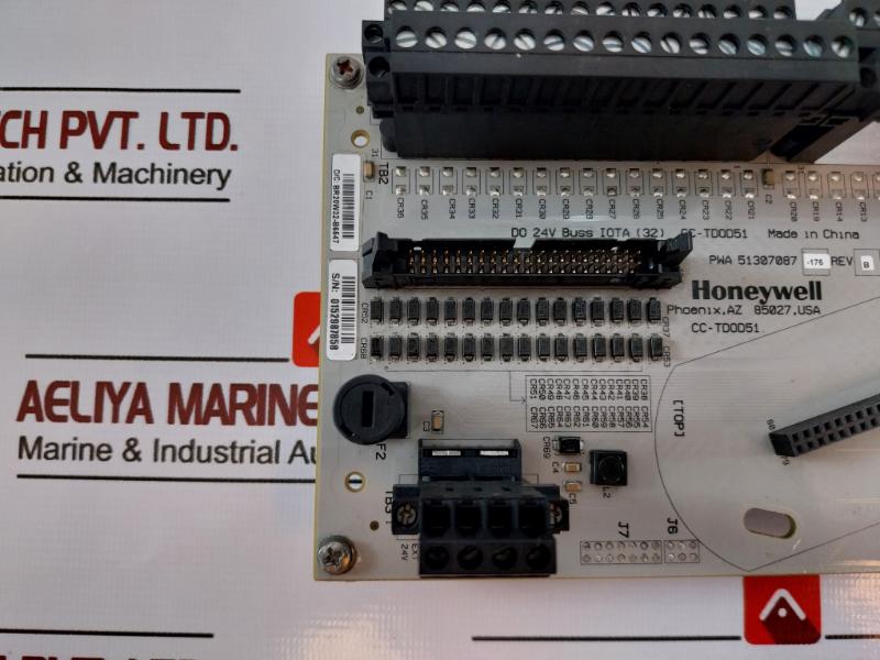 Honeywell Cc-tdod51 Control Module 24V Do Buss Iota 0.5A/250V Rev.B Pwa 51307087-176