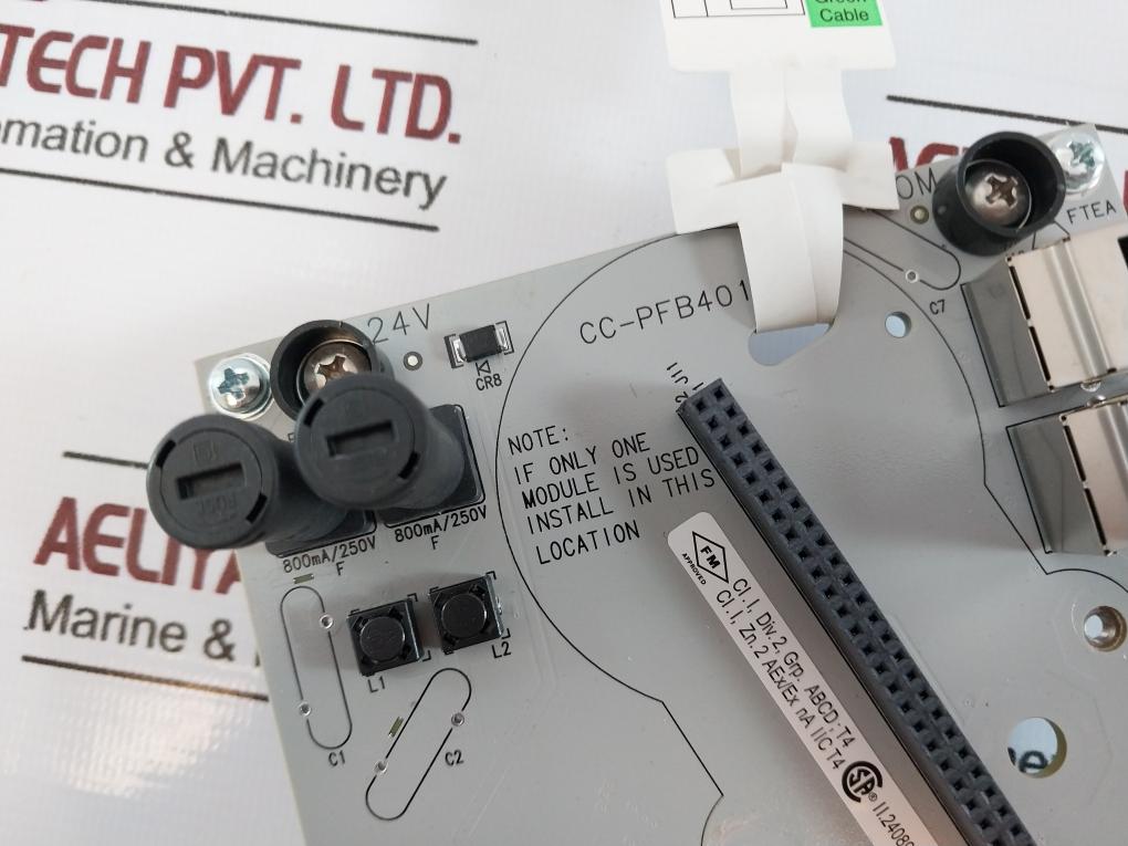 Honeywell Cc-tfb412 Fieldbus 4 Link Red. I0Ta Interface Module Pwa 51308311-275