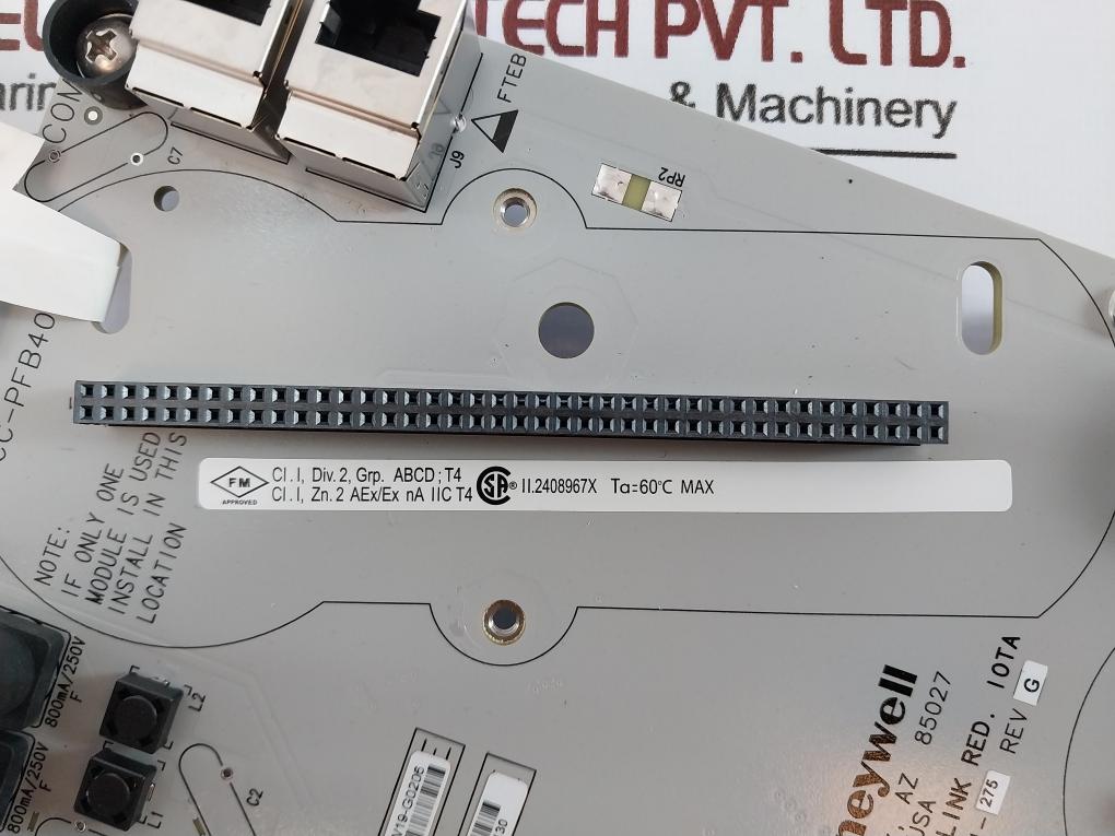 Honeywell Cc-tfb412 Fieldbus 4 Link Red. I0Ta Interface Module Pwa 51308311-275