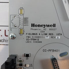 Honeywell Cc-tfb412 Fieldbus 4 Link Red. I0Ta Interface Module Pwa 51308311-275