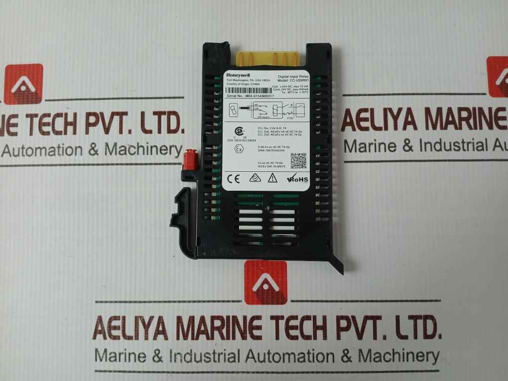 Honeywell Cc-udir01 Digital Input Relay Adapter 24v Dc, Max 10 Ma 19atex4224x