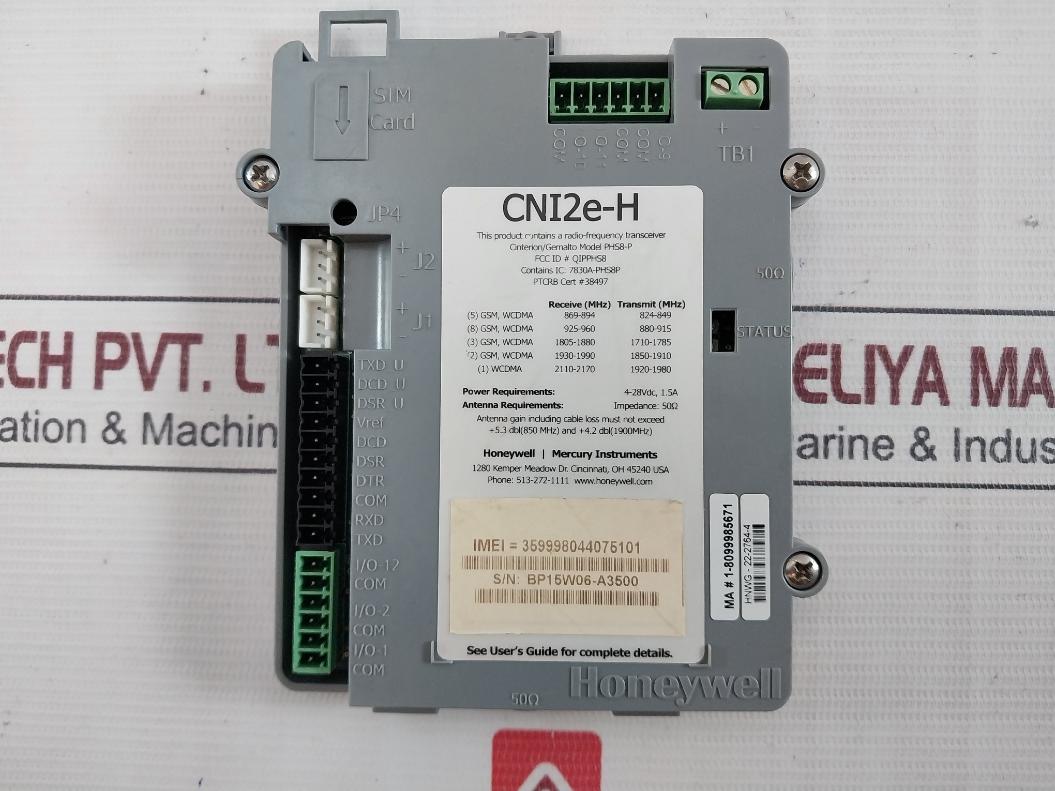 Honeywell Cni2E-h Multi-band Gprs,Umts/Hspa And Cdma/1Xrtt Transparent Modem
