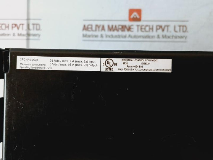 Honeywell Cpchas-0003 Iveonet Qmr Chassis W/ Cpb-0003 24Vdc 5Vdc 94V-0