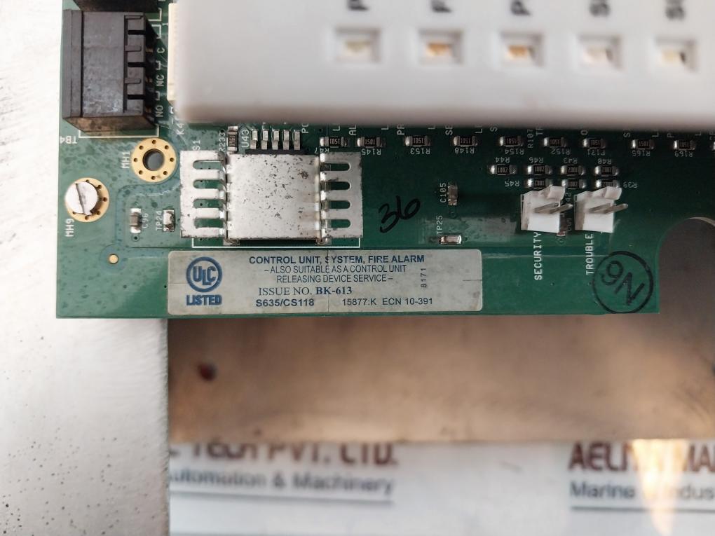 Honeywell Cpu2-3030D Fire Alarm Control Panel System Elcm-pcb