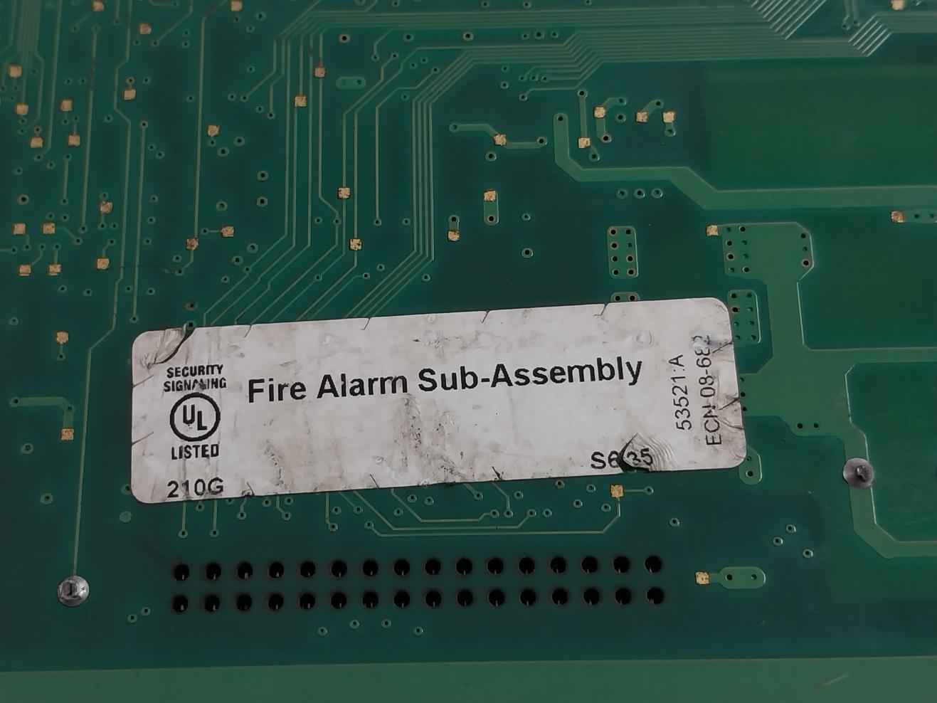 Honeywell Cpu2-3030D Fire Alarm Sub-assembly Rev: L S635/S035