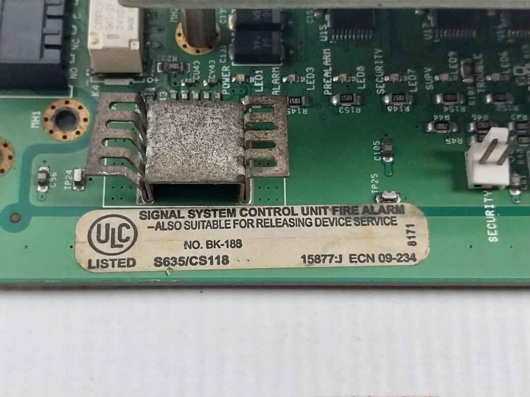 Honeywell Cpu2-3030D Fire Alarm Sub-assembly Rev: L S635/S035