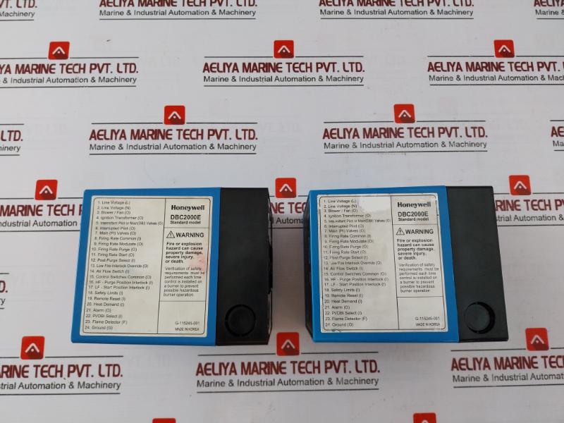 Honeywell Dbc2000G1019-ie Digital Burner Controller Model, 220-240Vac 50/60Hz
