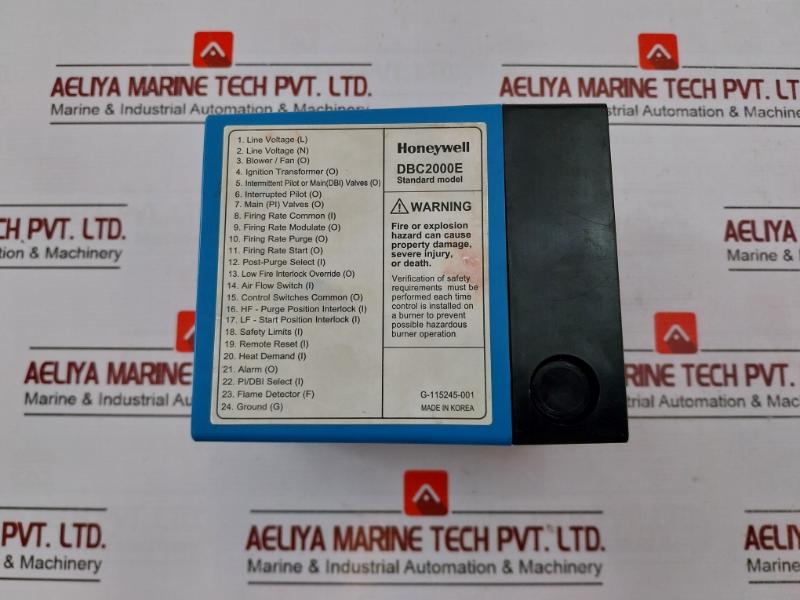 Honeywell Dbc2000G1019-ie Digital Burner Controller Model, 220-240Vac 50/60Hz
