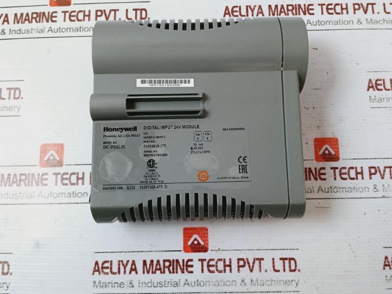 Honeywell Dc-pdil51 Digital Input 24V Module 51454818-175 Series C