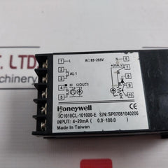 Honeywell Dc1010Cl-101000-e Pid Temperature Controller 4-20Ma Ac 85-265V