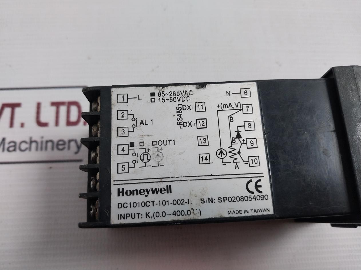 Honeywell Dc1010Ct-101-002-e Temperature Controller 85-265Vac