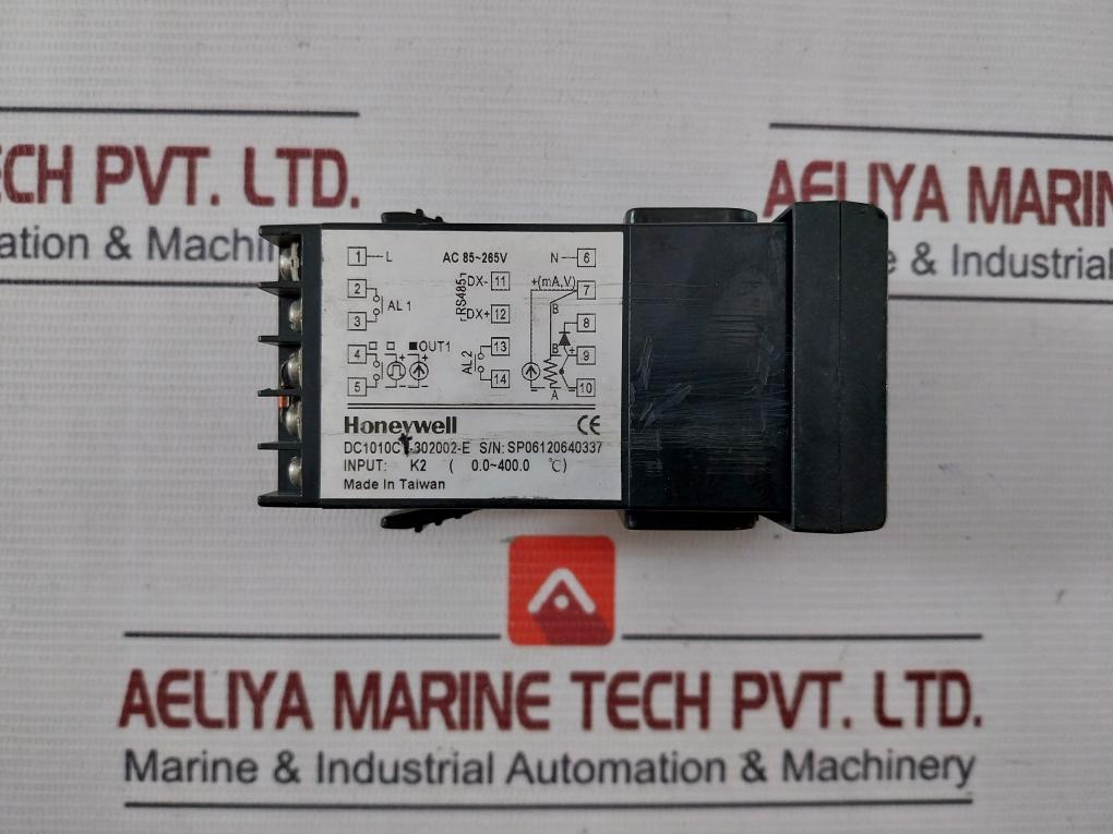 Honeywell Dc1010Ct-302002-e Pid Temperature Controller 0.0-400.0C Ac85~265V