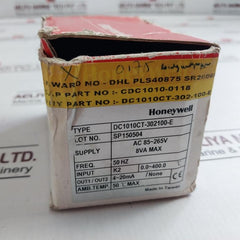 Honeywell Dc1010Ct-302100-e Pid Temperature Controller 8Va 4-20Ma 50Hz