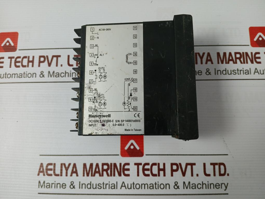 Honeywell Dc1020Ct-11100B-e Temperature Controller 100-230Vac