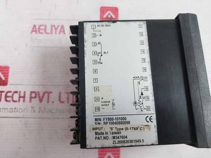 Honeywell Dc1020 Digital Temperature Controller Fy800-101000, M347604 Ac85-265V