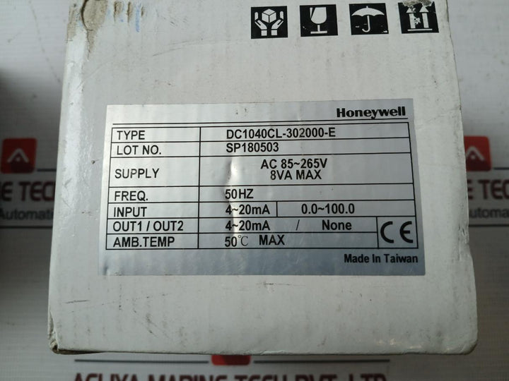 Honeywell Dc1040Cl-302000-e Digital Temperature Controller Ac 84-265V 8Va, 50 C