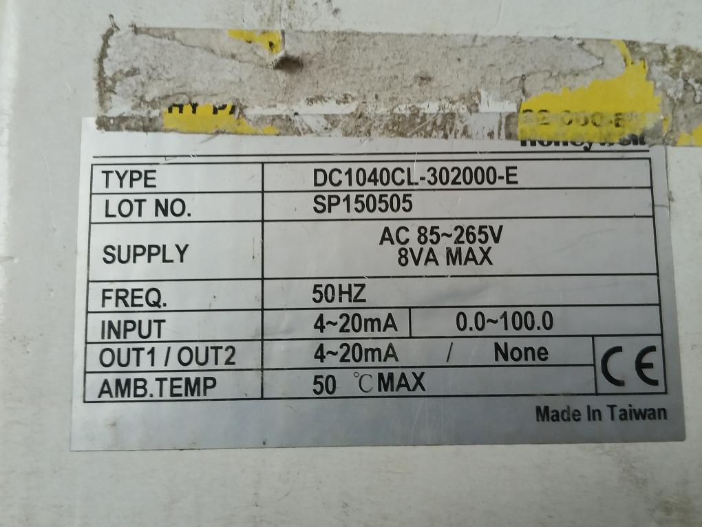 Honeywell Dc1040Cl-302000-e Digital Temperature Controller Ac 85–265V 50 Hz