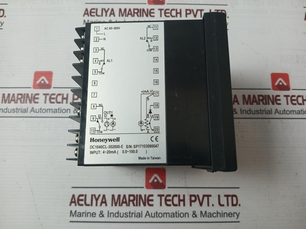 Honeywell Dc1040Cl-302000-e Digital Temperature Controller Ac 85–265V 50 Hz