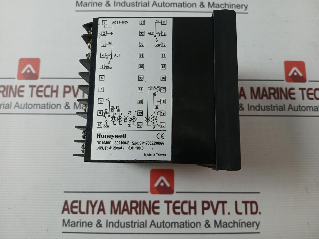 Honeywell Dc1040Cl-302100-e Pid Temperature Controller 4-20Ma Ac85-265V