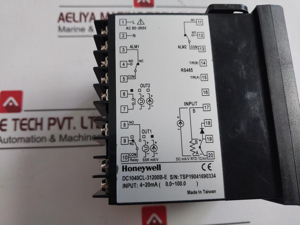 Honeywell Dc1040Cl-31200B-e Digital Temperature Controller Ac85-265V 6Va 50 C