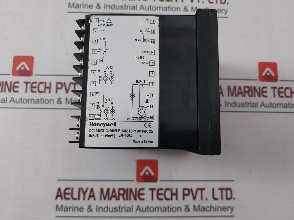 Honeywell Dc1040Cl-31200B-e Pid Temperature Controller 4-20Ma 0.0-100.0