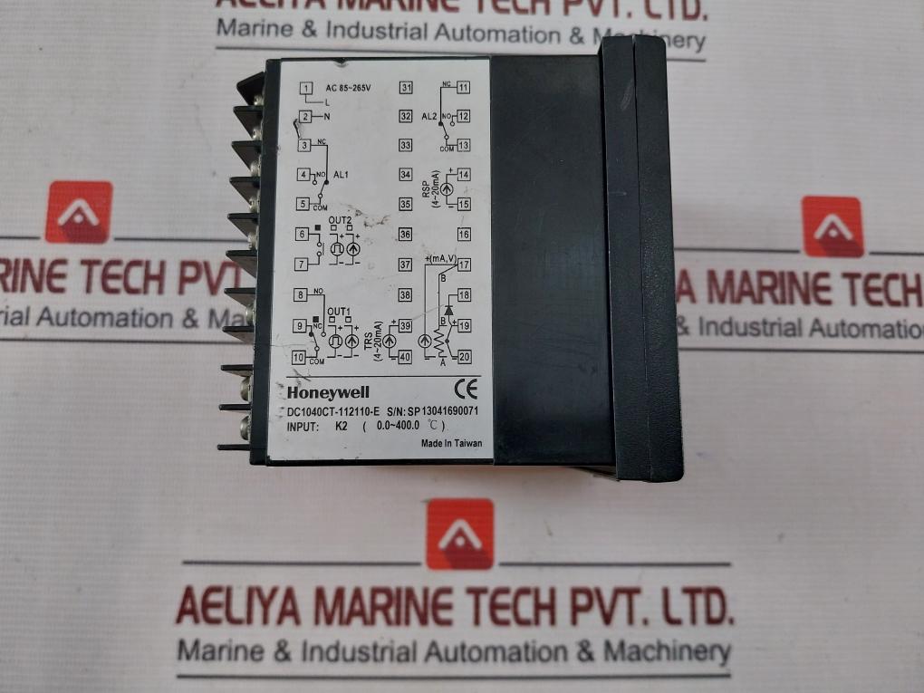 Honeywell Dc1040Ct-112110-e Digital Pid Temperature Controller 4-20Ma K2