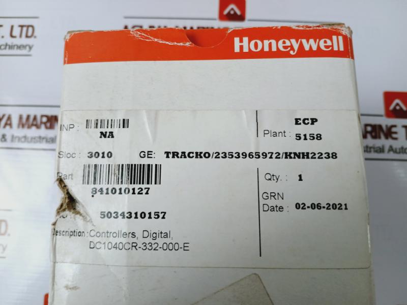 Honeywell Dc1040 General Purpose Digital Controller 841010127 Dc1040cr-332000-e