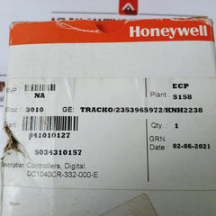 Honeywell Dc1040 General Purpose Digital Controller 841010127 Dc1040Cr-332000-e