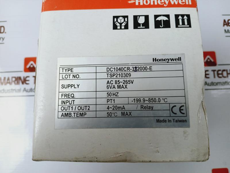 Honeywell Dc1040 General Purpose Digital Controller 841010127 Dc1040cr-332000-e