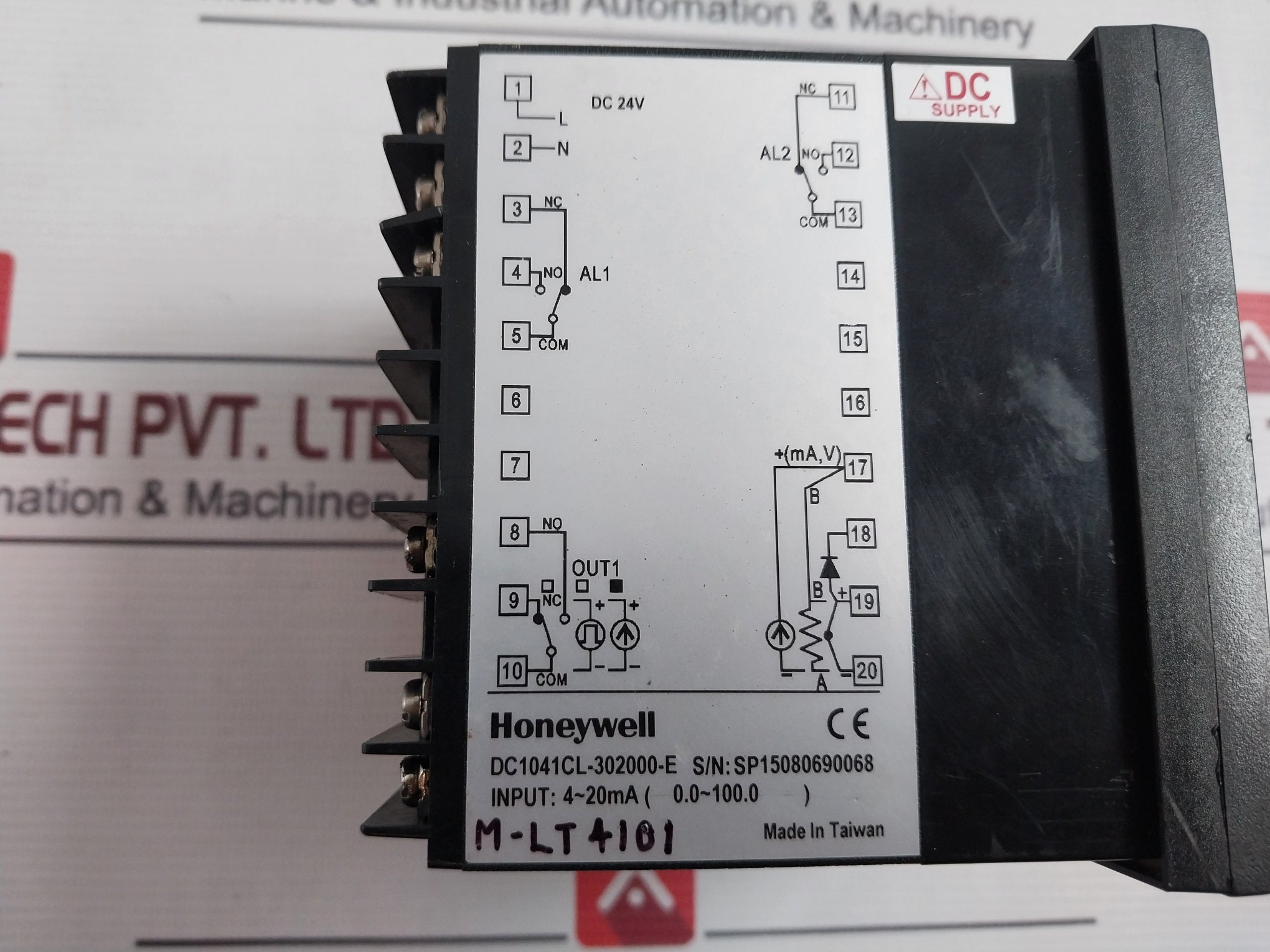 Honeywell Dc1040 Temperature Controller Dc1041Cl-302000-e Dc24V 4-20Ma