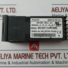 Honeywell Dc120T11101000 Microprocessor-based Universal Digital Controller