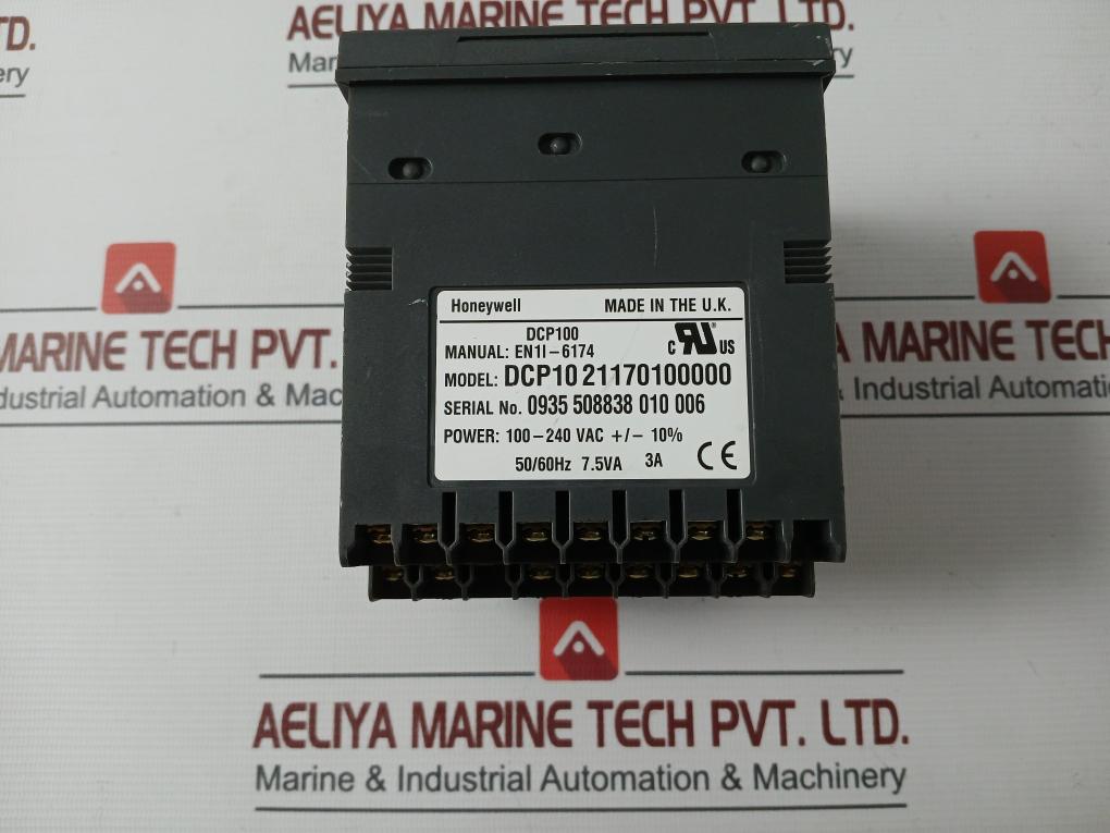 Honeywell Dcp1021170100000 Digital Controller Dcp100 100-240 Vac 2A
