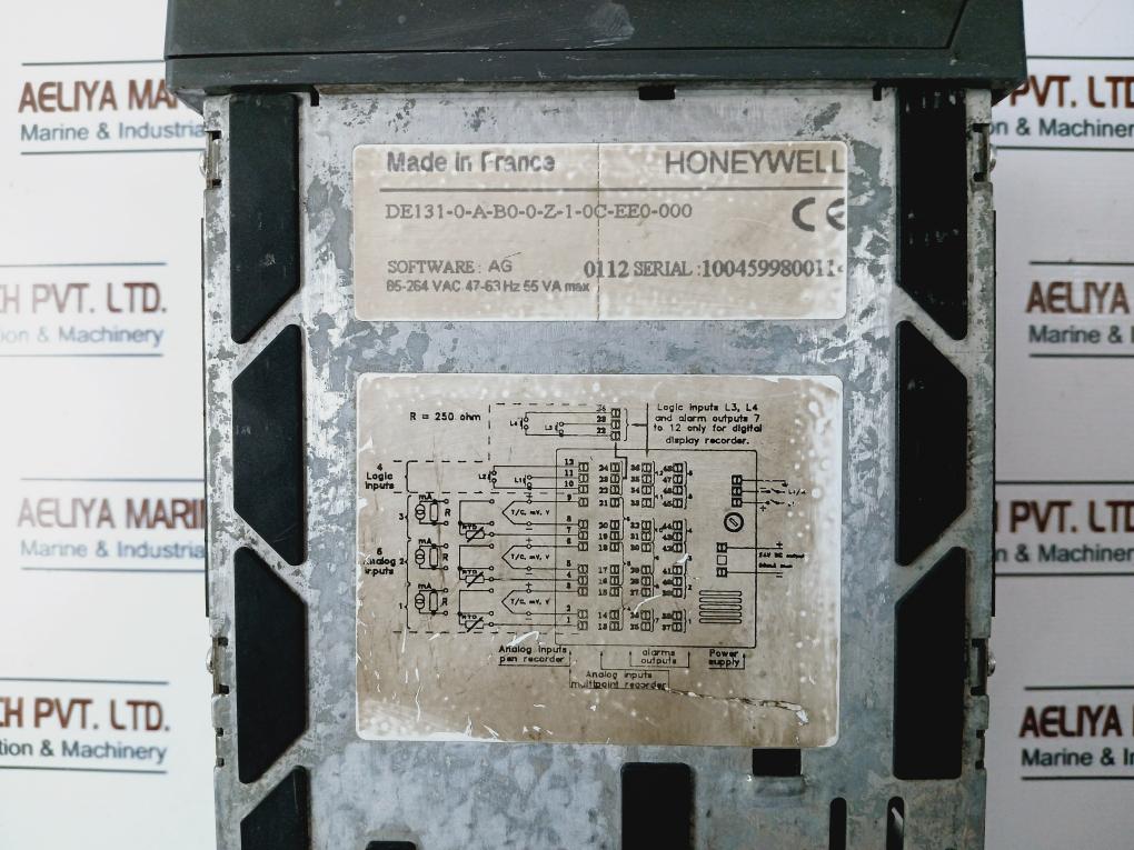 Honeywell De131-0-a-b0-0-z-1-0C-ee0-000 Chart Recorder 47/63Hz