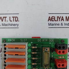 Honeywell Dpcb21010002 Printed Circuit Board Module Rack Slots Rev. A