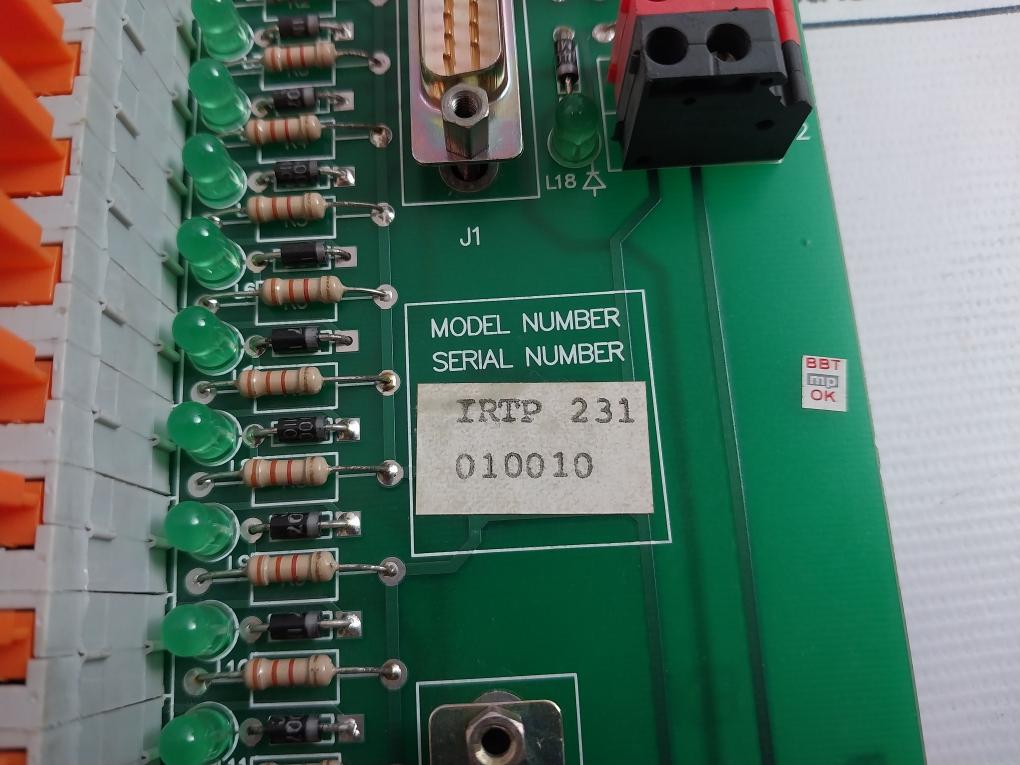 Honeywell Dpcb21010003 Printed Circuit Board Irtp 231 Rev B