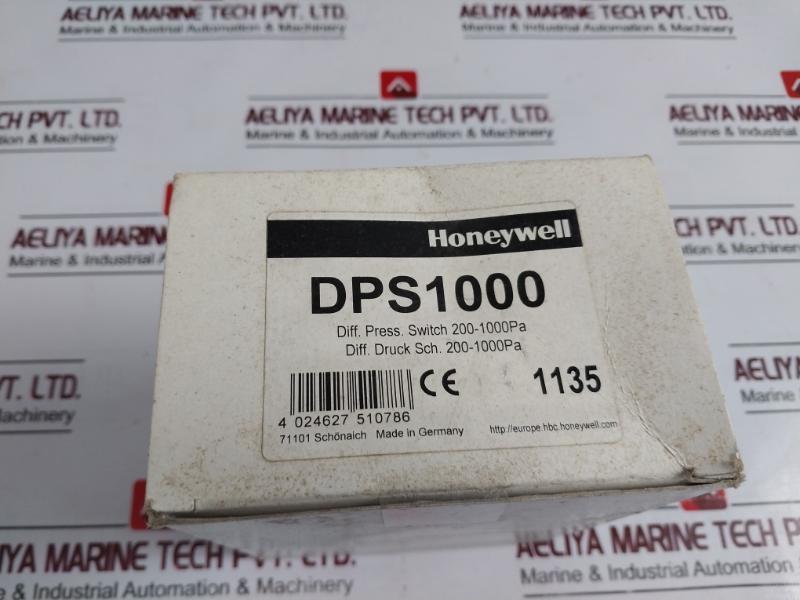 Honeywell Dps1000 Differential Pressure Switch