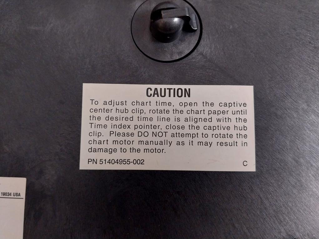 Honeywell Dr4300 Circular Chart Recorder Rev C 24V 50Ma 100-240Vac 50/60Hz 28Va