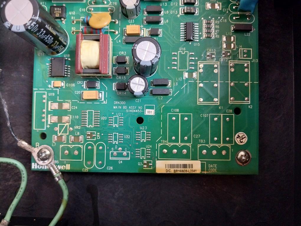 Honeywell Dr4300 Circular Chart Recorder Rev C 24V 50Ma 100-240Vac 50/60Hz 28Va