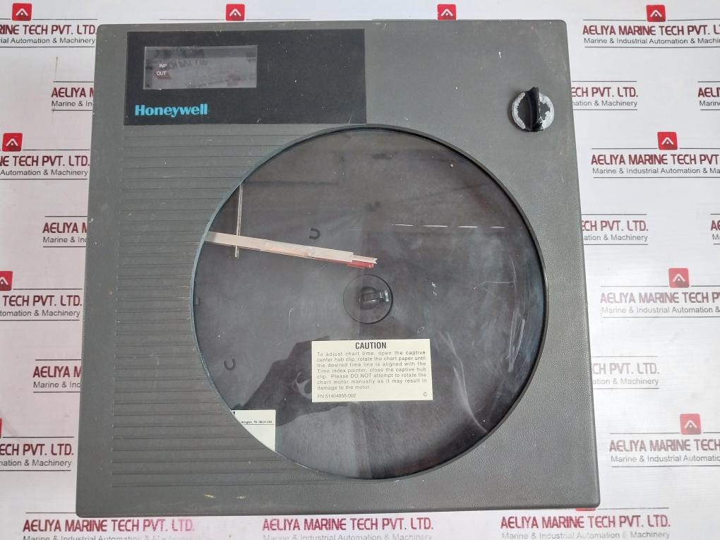 Honeywell Dr4300 Circular Chart Recorder Rev C 24V 50Ma 100-240Vac 50/60Hz 28Va