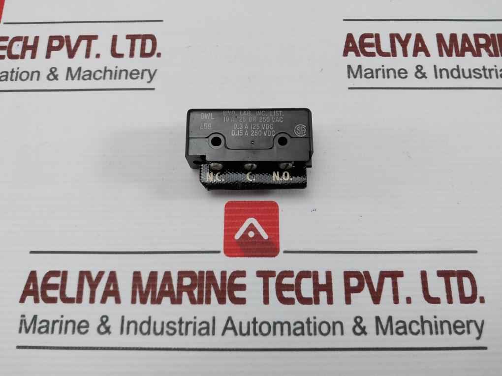 Honeywell Dt-2R-a7 Snap Action Switch Plunger 125-250V/10A
