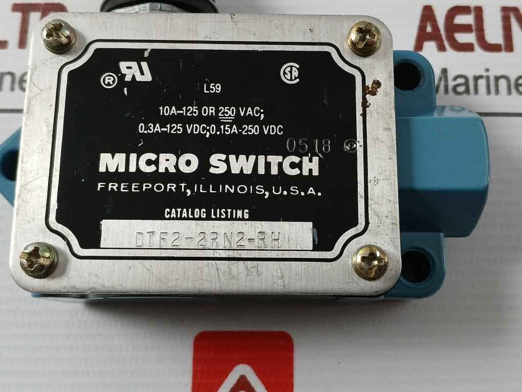 Honeywell Dtf2-2Rn2-rh Micro Switch