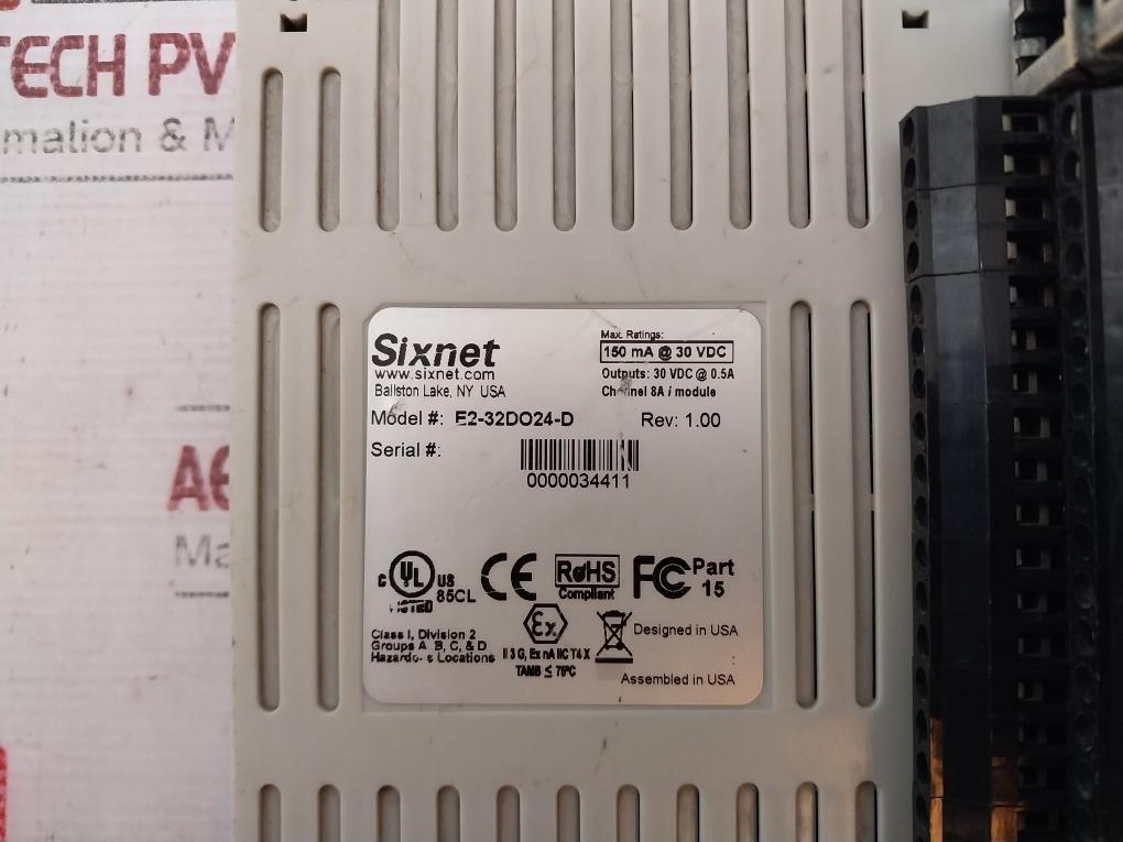 Honeywell E2-32Do24-d Digital Output Module 32D024-d 150Ma At 30Vdc