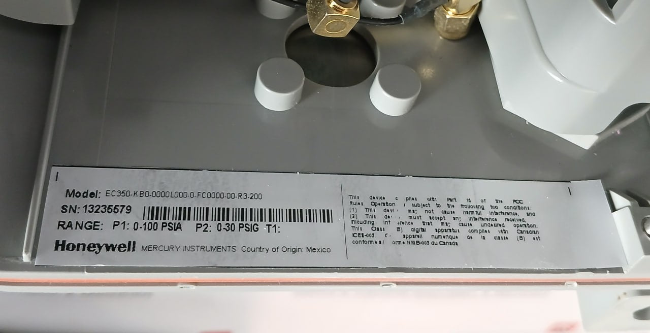 Honeywell Ec350 Electronic Gas Volume Corrector 0-30Psig 5-15Vdc 54Mw 7.5W 1.55W