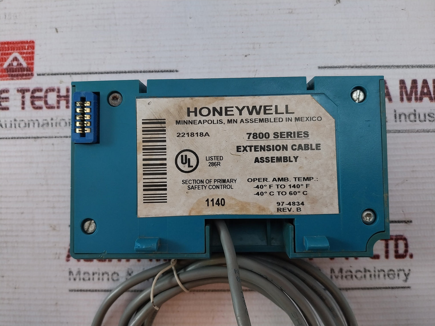 Honeywell Ec7850 A 1122 Burner Control